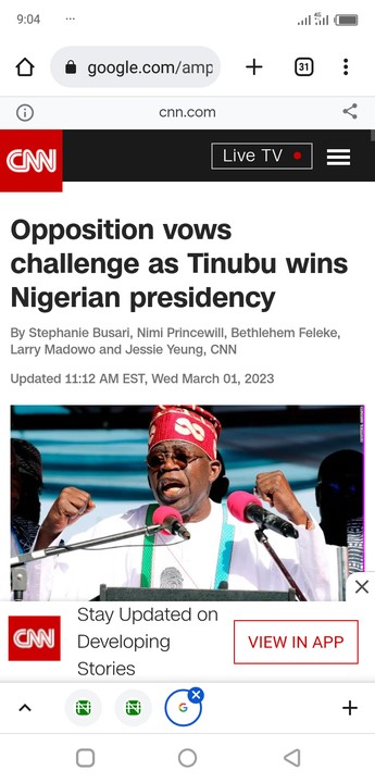 How Foreign Press Agencies Reported Tinubu's Election Win (Photos ...