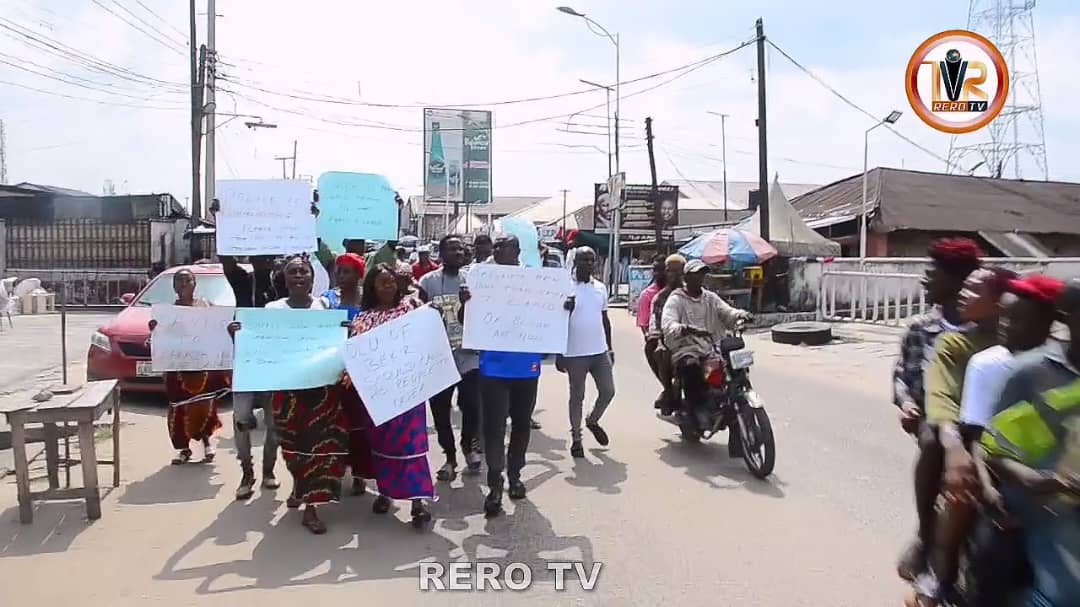 Okpe Youth Council, Sapele Okpe Community protest to LGA Chairman ...